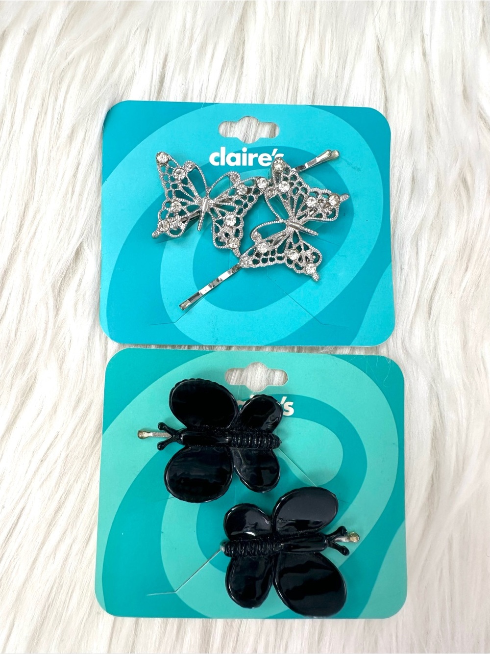 BUTTERFLY HAIR CLIPS